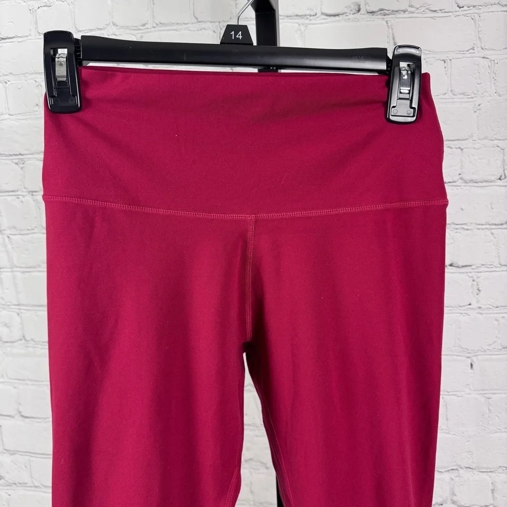Yunoga Red Workout Yoga Sporty Leggings Size Medium